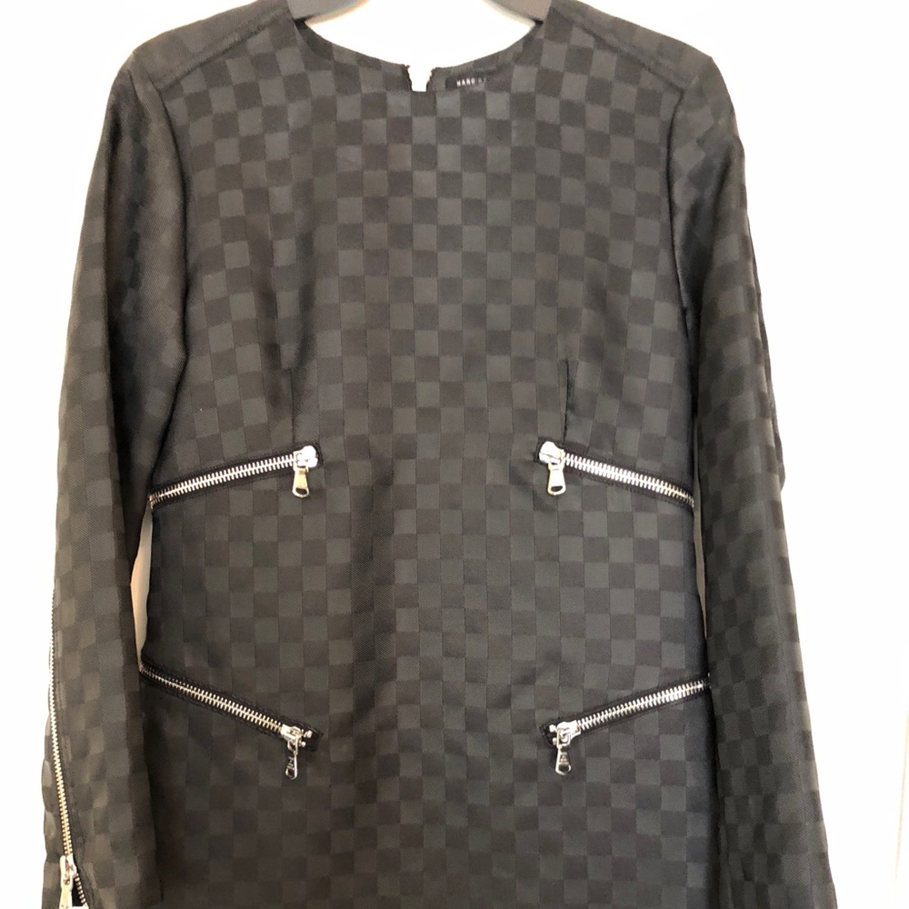 Marc Jacobs Black zipper dress NWOT sz 6